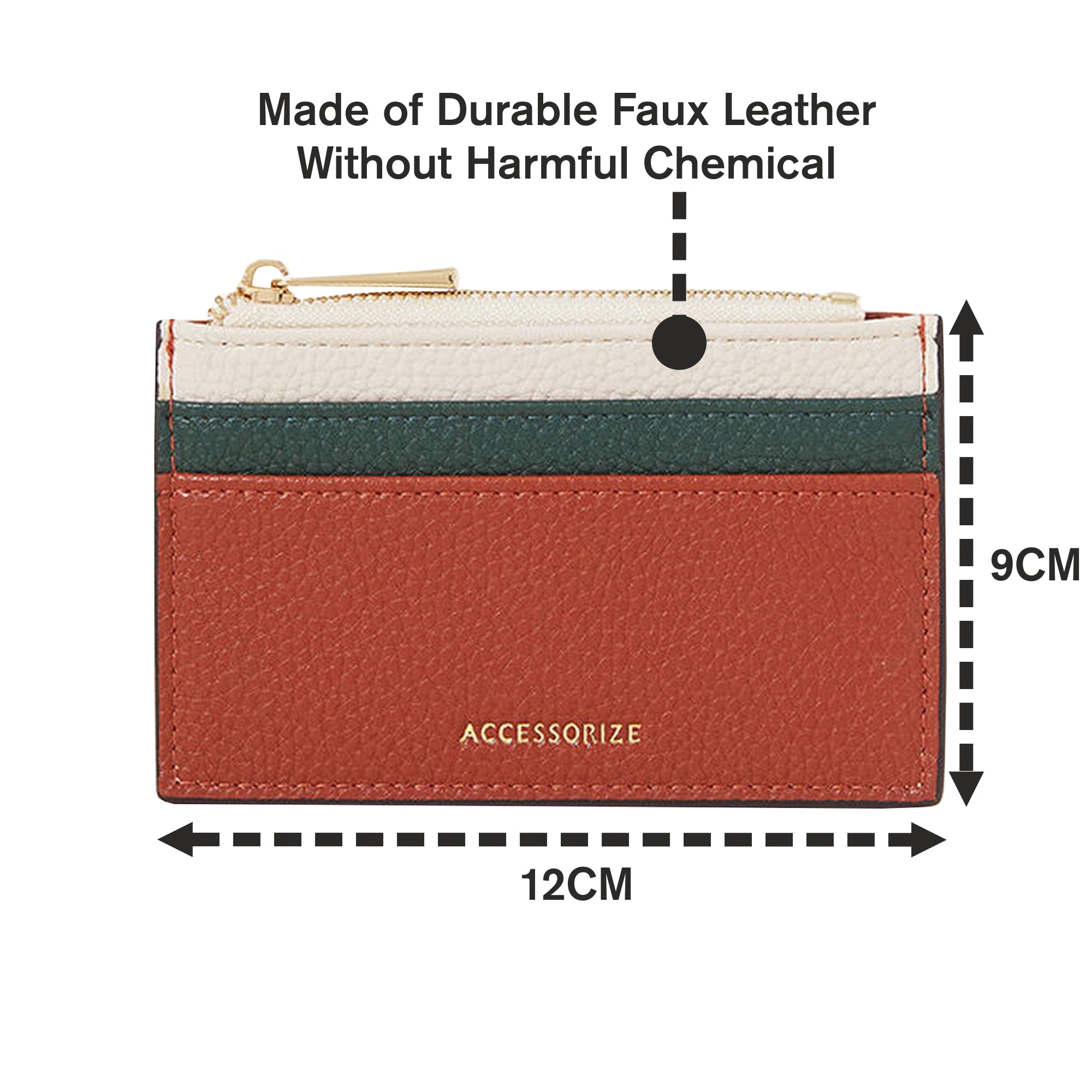 Accessorize London Women's Multi Colour Block Cardholder