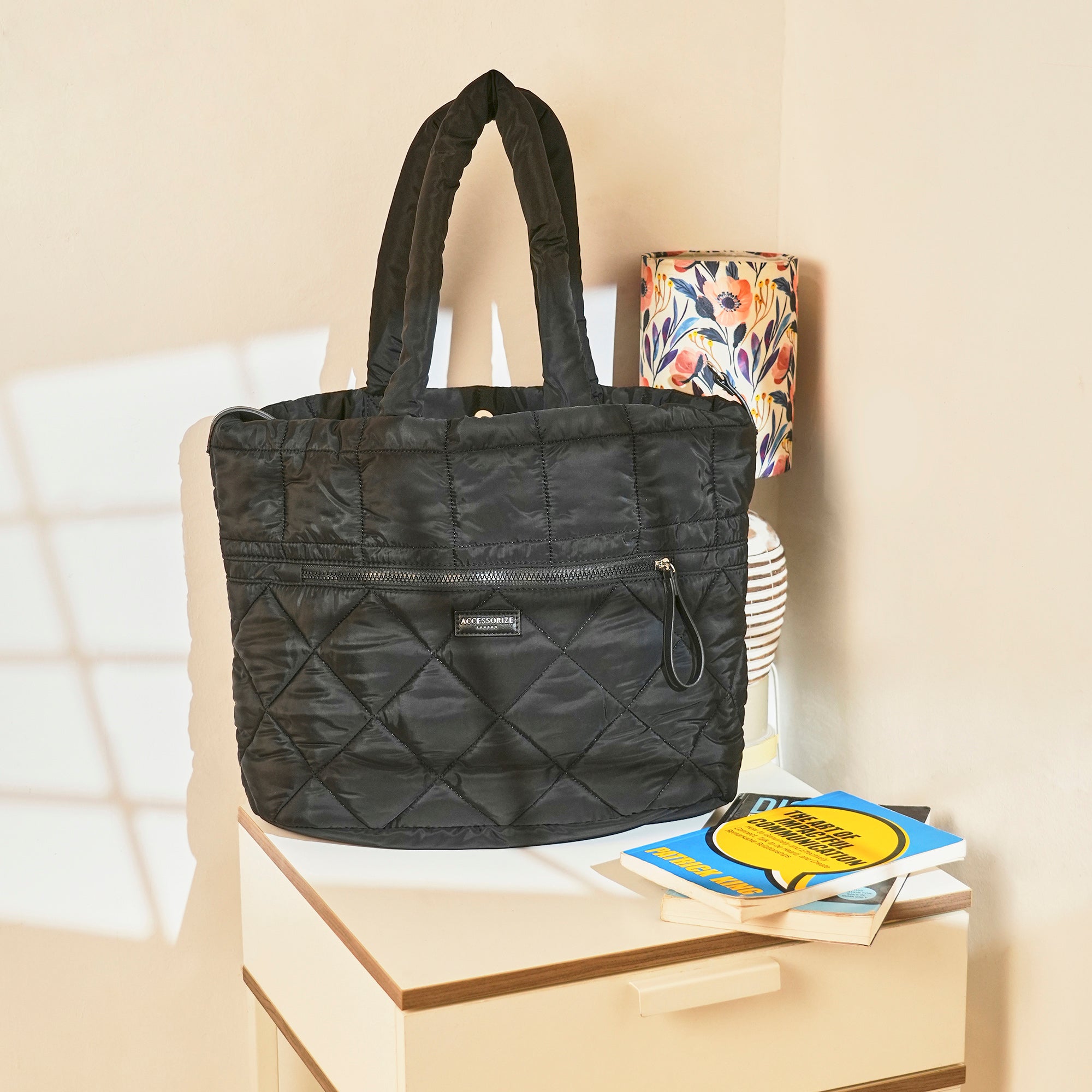 Lace Shoulder Bags For Women Diamond Pattern Chain Luxury Designer Handbag  Multi Pockets Large Capacity Black Sling Tote Bag Sac