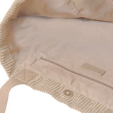 Accessorize London Women's Fabric Cream Cord Shopper Bag
