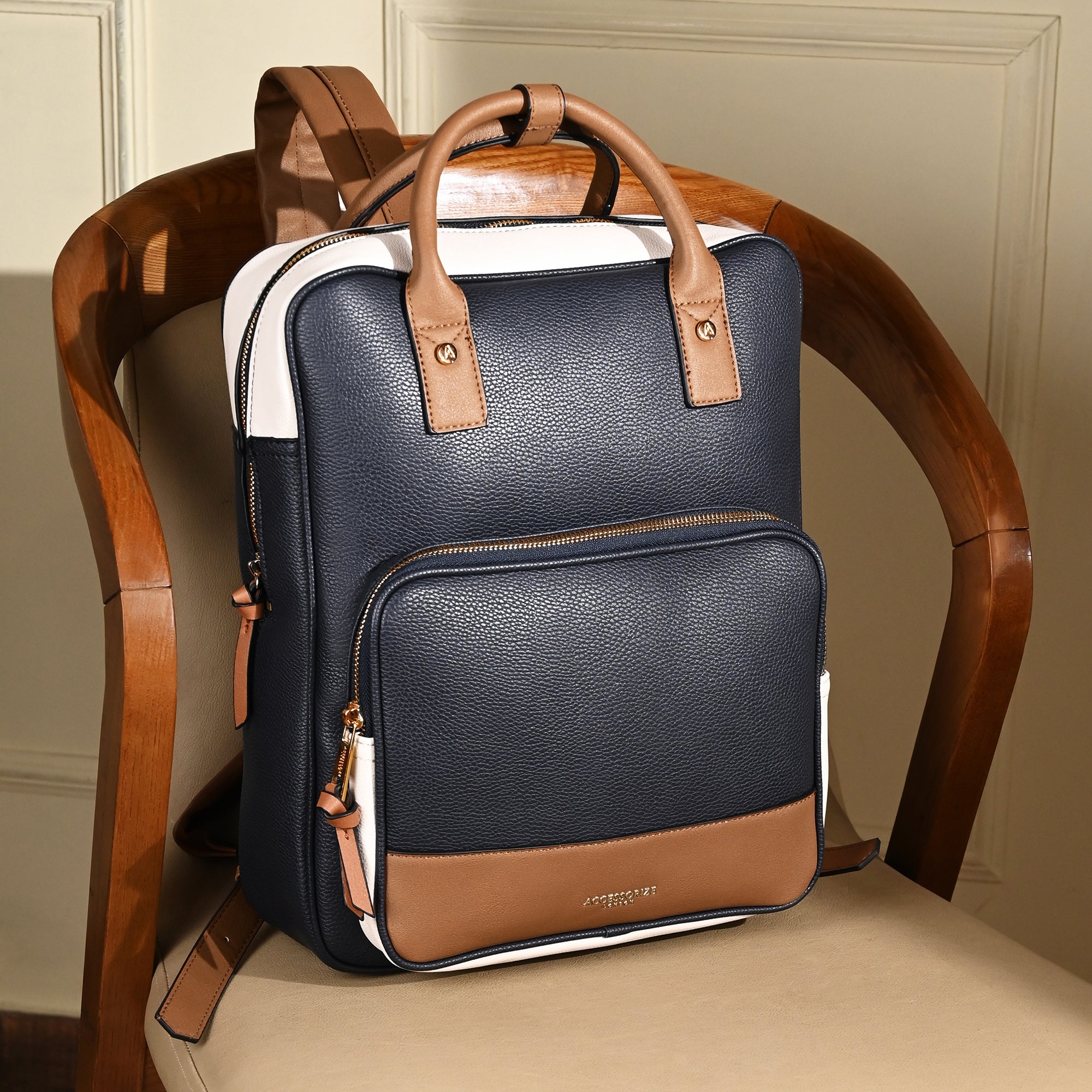 Black Faux Leather Backpack With 12 Laptop Sleeve Black Faux Leather Backpack With 12 Laptop Sleeve