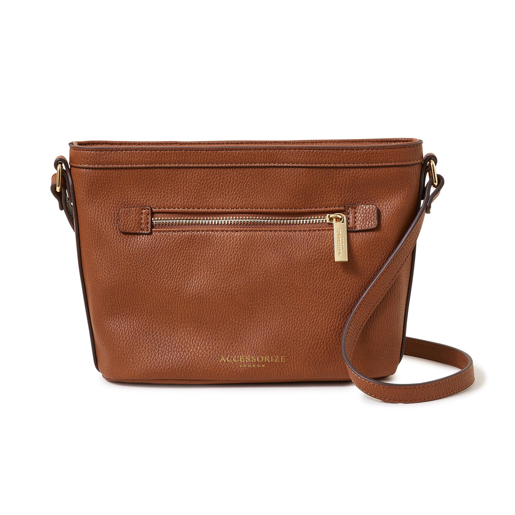 Buy Accessorize London Brown Solid Medium Sling Handbag Online At Best  Price @ Tata CLiQ