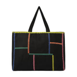 Accessorize London Women's Stitch Shopper Bag