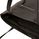 Tan Front Pocket Tote Bag
