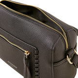 Black Front Pocket Crossbody Bag