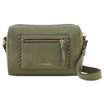 Khaki Front Pocket Crossbody Bag
