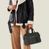 Black Front Pocket Handheld Bag