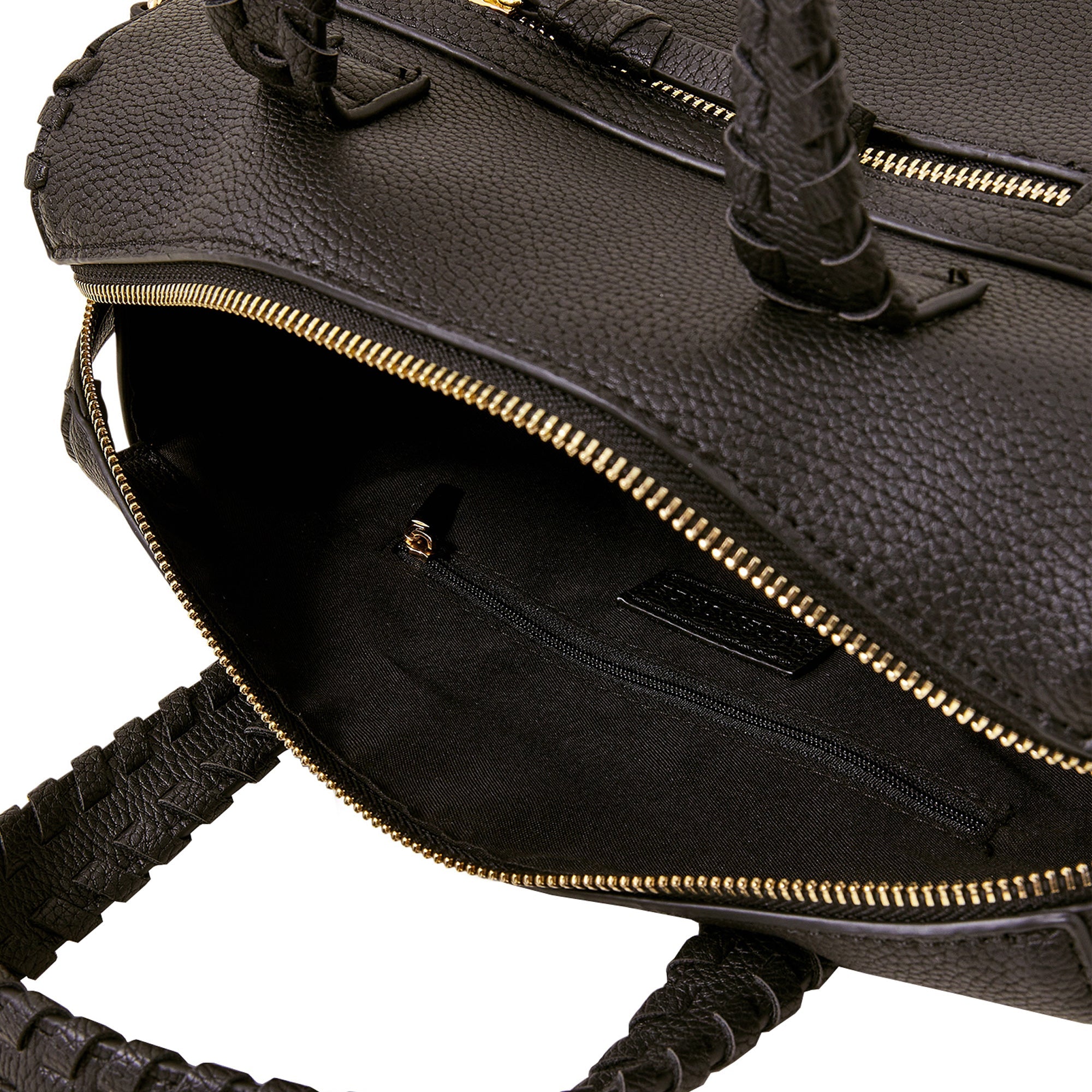 Black Front Pocket Handheld Bag