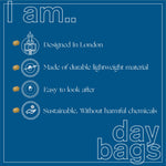 Black Front Pocket Handheld Bag