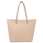 Accessorize London Women's Faux Leather Pink Spacious Emily Tote Bag