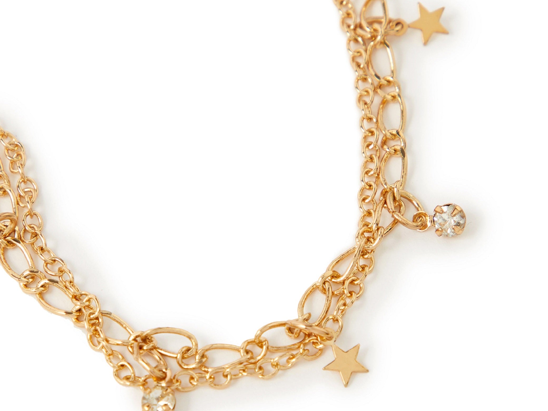 Accessorize London Women'S Gold Pretty Starry Anklet Jewellery