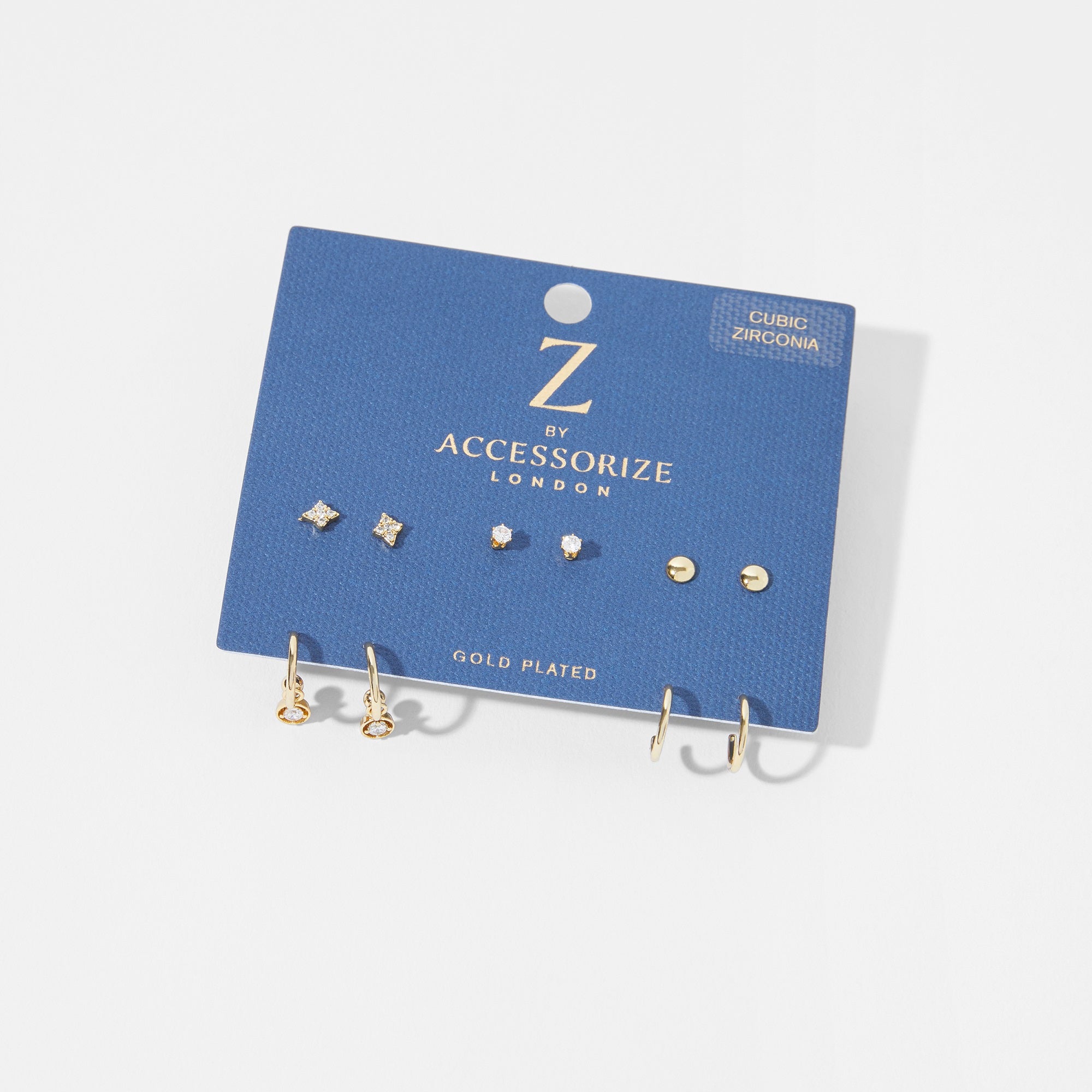 Accessorize London Z 10X Stud And Hoop Set