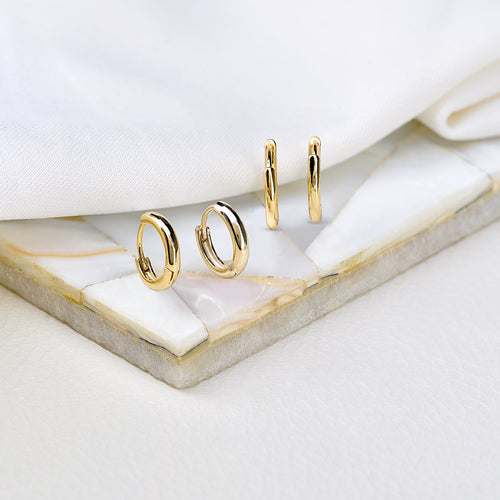 Accessorize London Z 2 X Hoop Earring Set