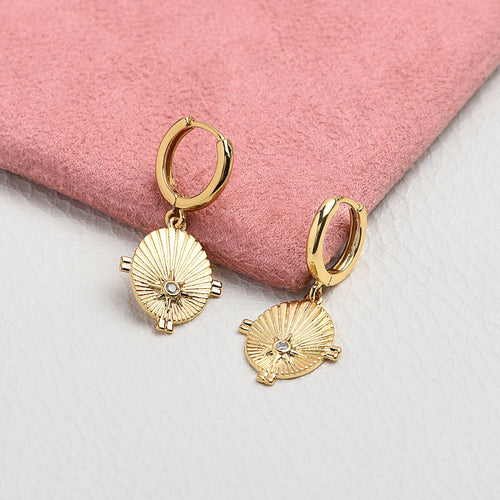 Accessorize London Z Vintage Star Ray Earrings