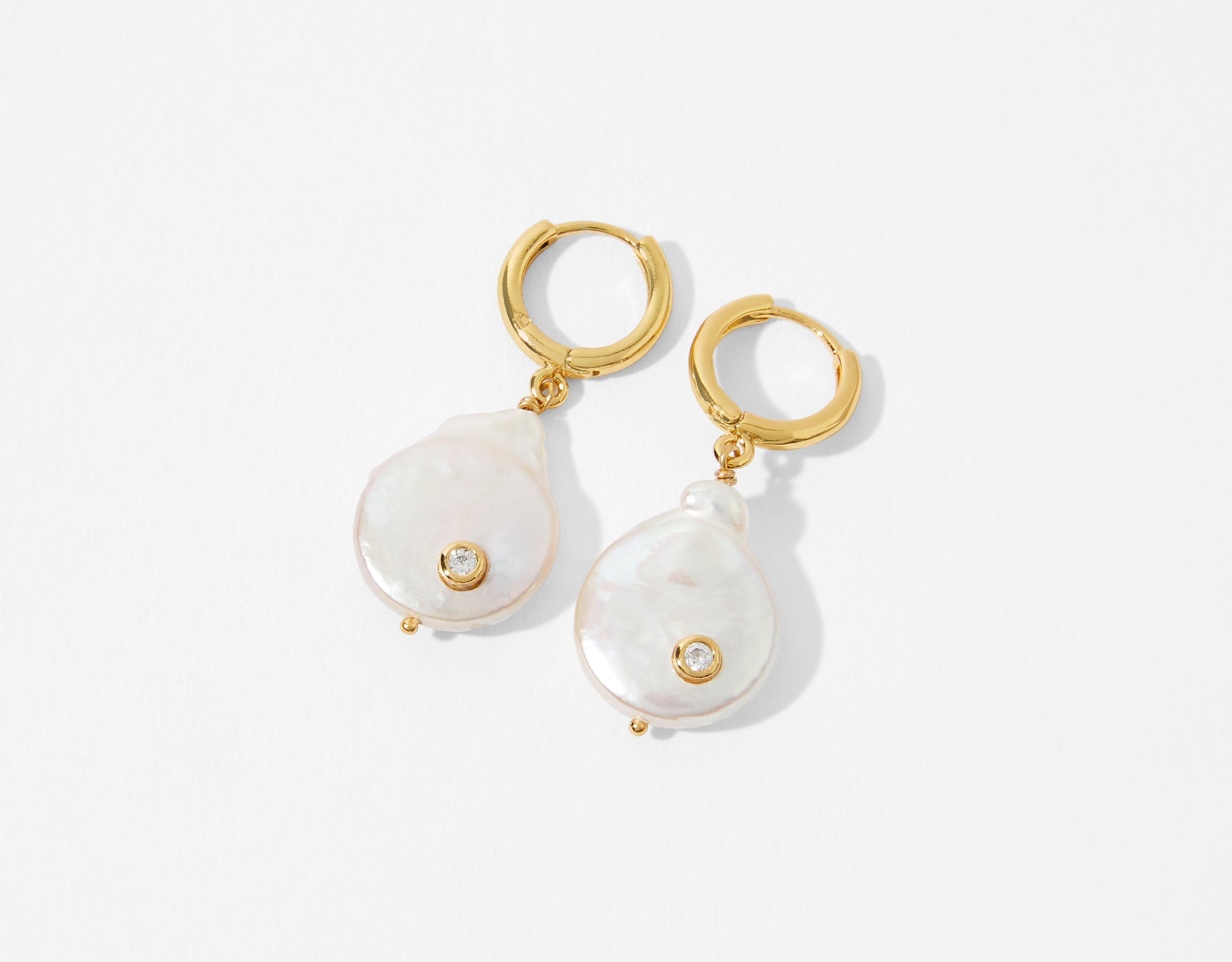 Accessorize London Z Pearl Baroque Drop Earrings