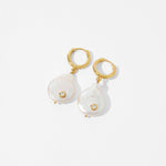 Accessorize London Z Pearl Baroque Drop Earrings