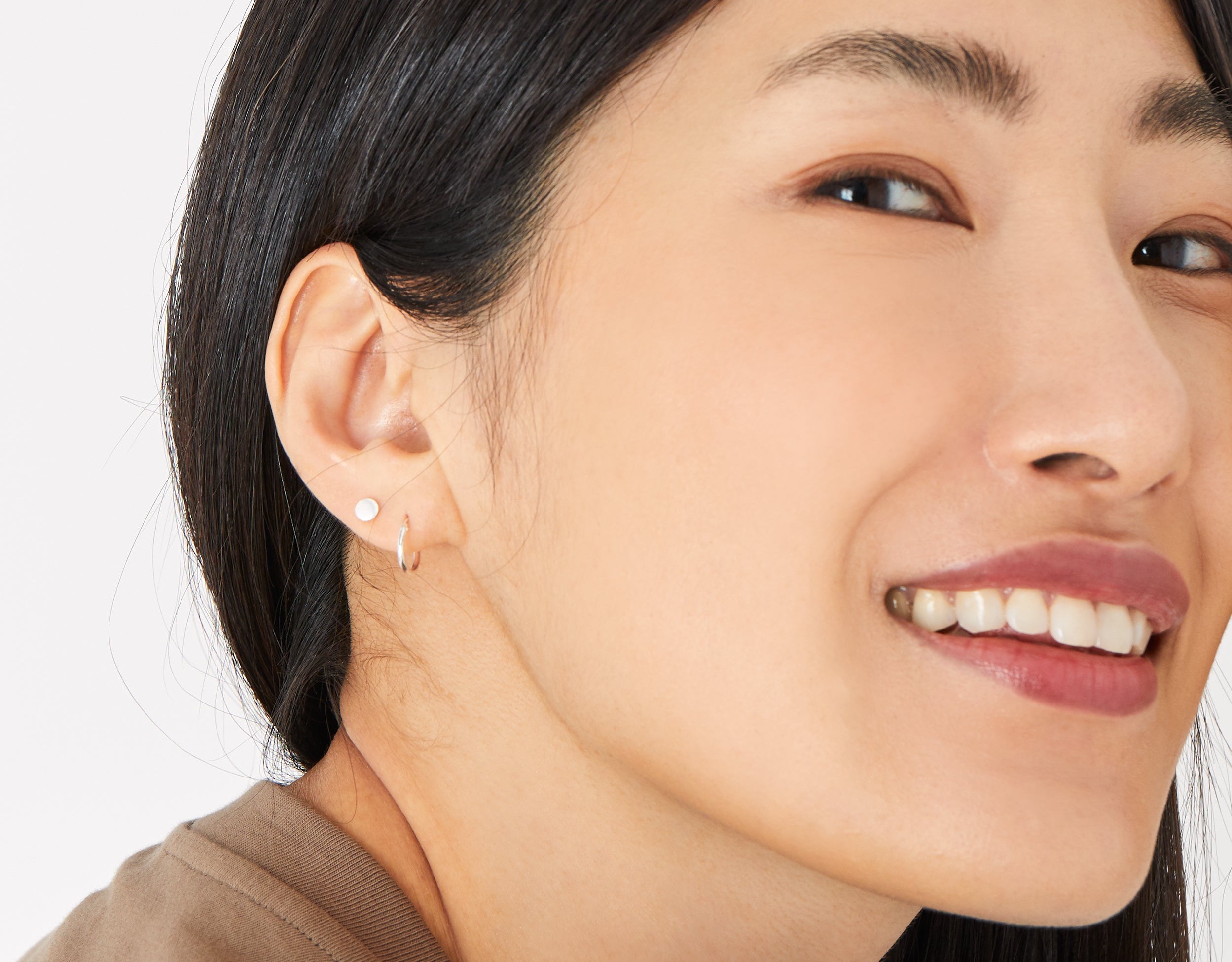 Accessorize London St 3 X Moon Phase Stud Earrings