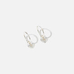 Accessorize London St Stone Set Heart Earrings