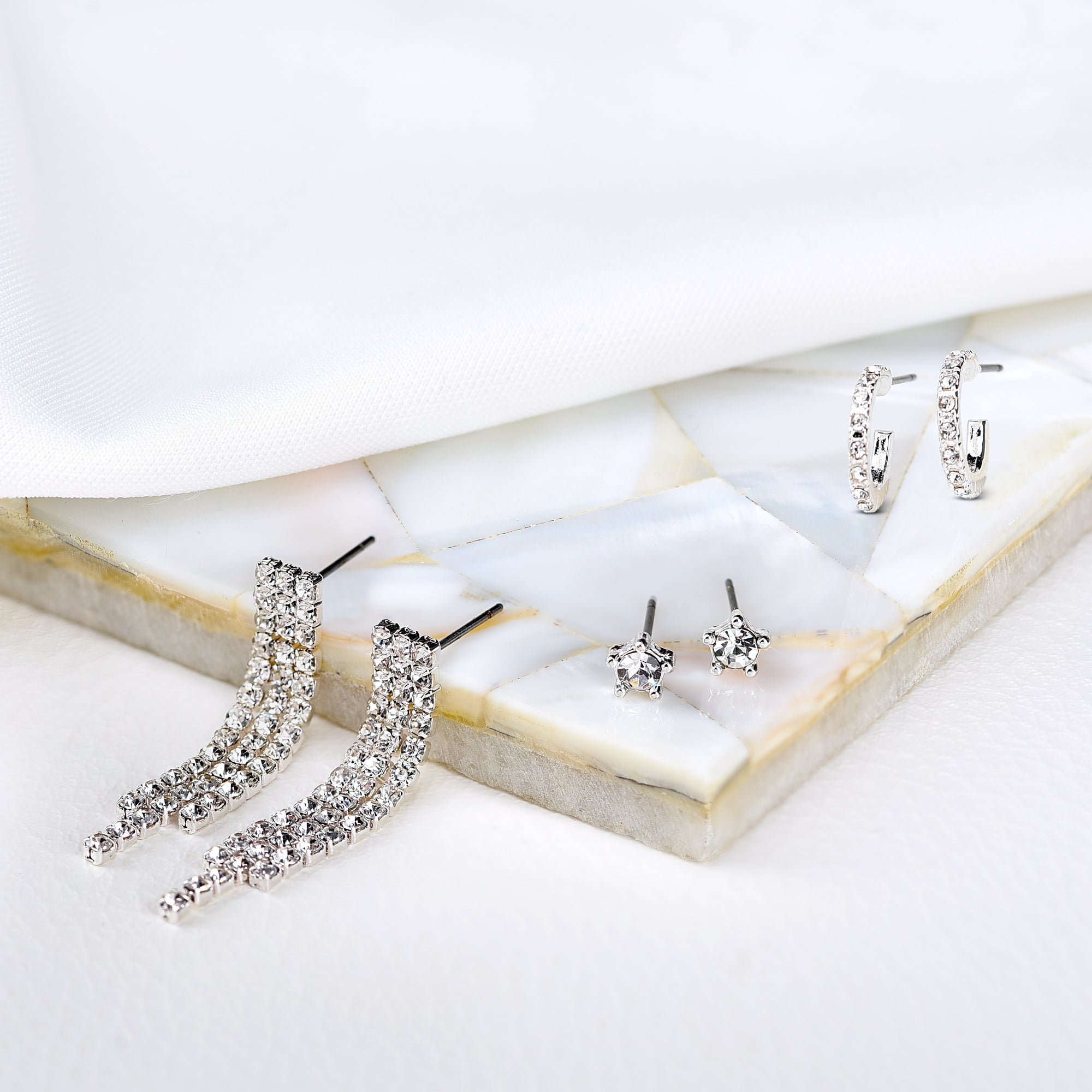 Accessorize London 3 X Besties Earring Pack