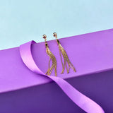 Accessorize London Slinky Chain Drop Earrings