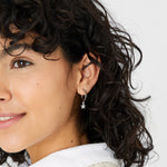 Accessorize London Women's Set Of 3 Silver Charmy Hoop Earrings