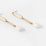 Accessorize London Women's Freshwater Pearl Chain Earring