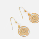 Accessorize London Women's Filigree & Facet Drop Earrings