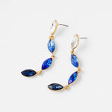 Accessorize London Ombre Gem Long Drop