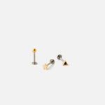 Accessorize London Ss 3 X Triangle & Star Flatback