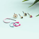 Accessorize London Colour Pop Ear Cuff Pack