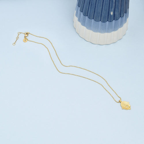 Accessorize London Gold-Plated Star Ray Necklace