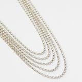 Accessorize London Women's Layered Cupchain Collar Necklace