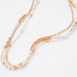 Accessorize London Jennie Beaded Rope Necklace