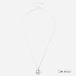 Accessorize London Peace Pendant