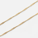 Accessorize London Gold Twist Chain Necklace