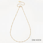 Accessorize London Gold Twist Chain Necklace