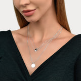Accessorize London Discy Layered Necklace