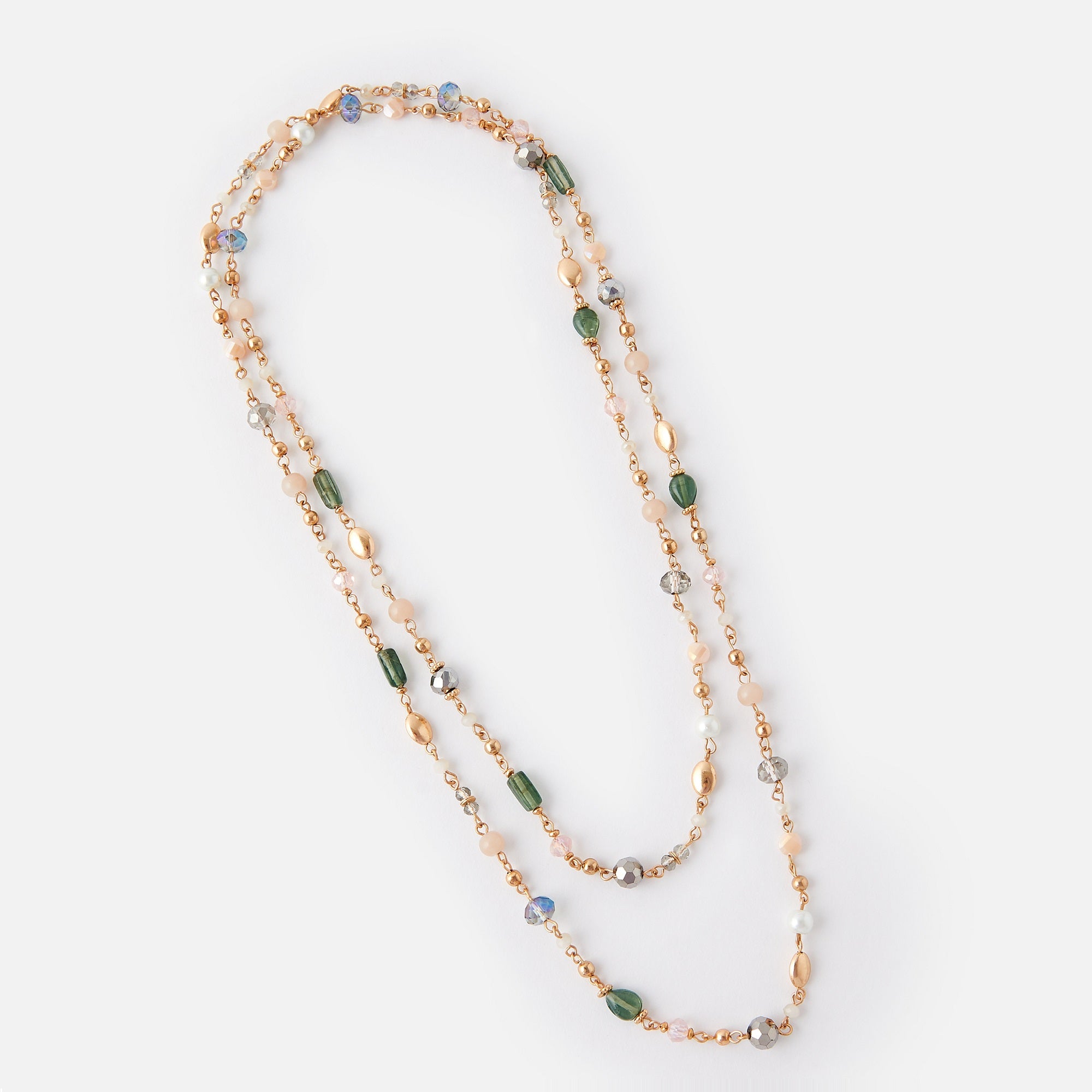 Extra Long Dainty Paperclip Necklace with Large Pearl Pendant – Amathu'sia  Collections