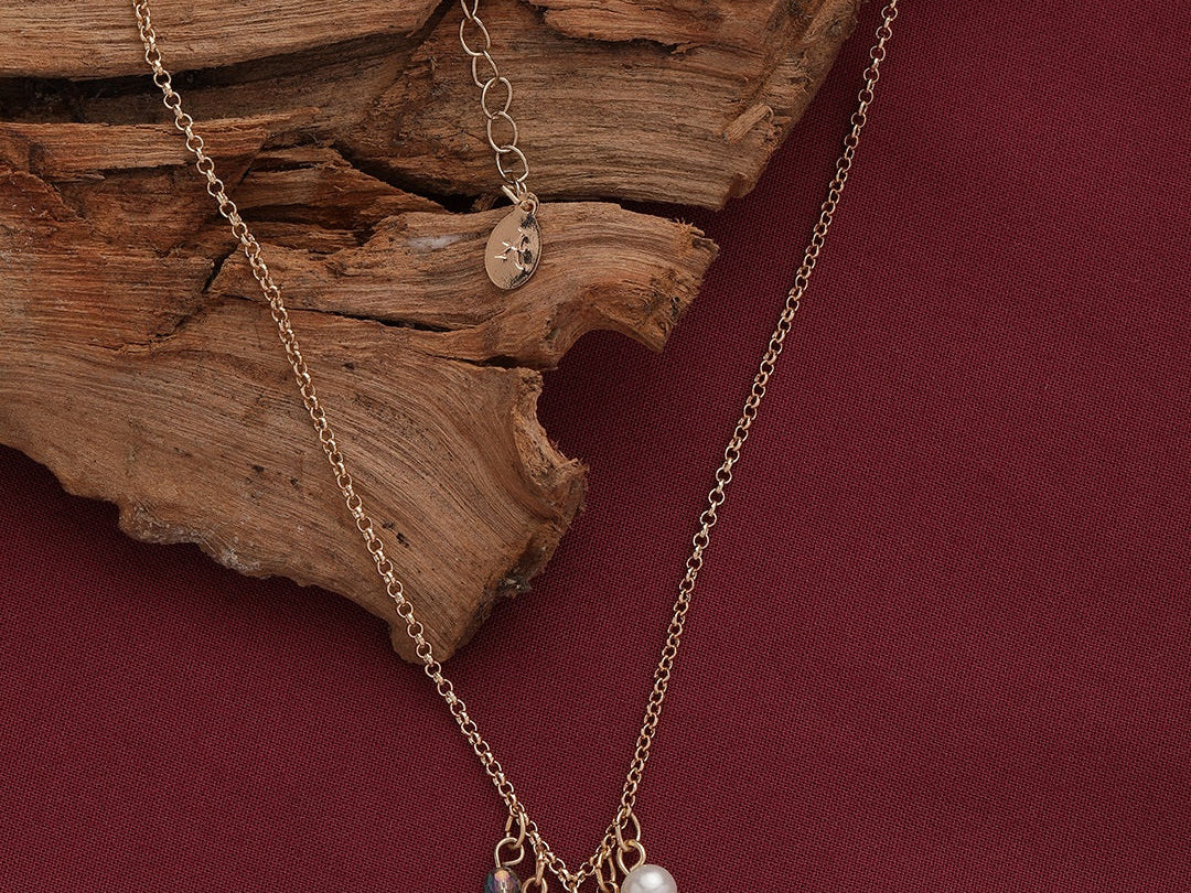Accessorize London Women's Ditsy Charms Pendant Necklace