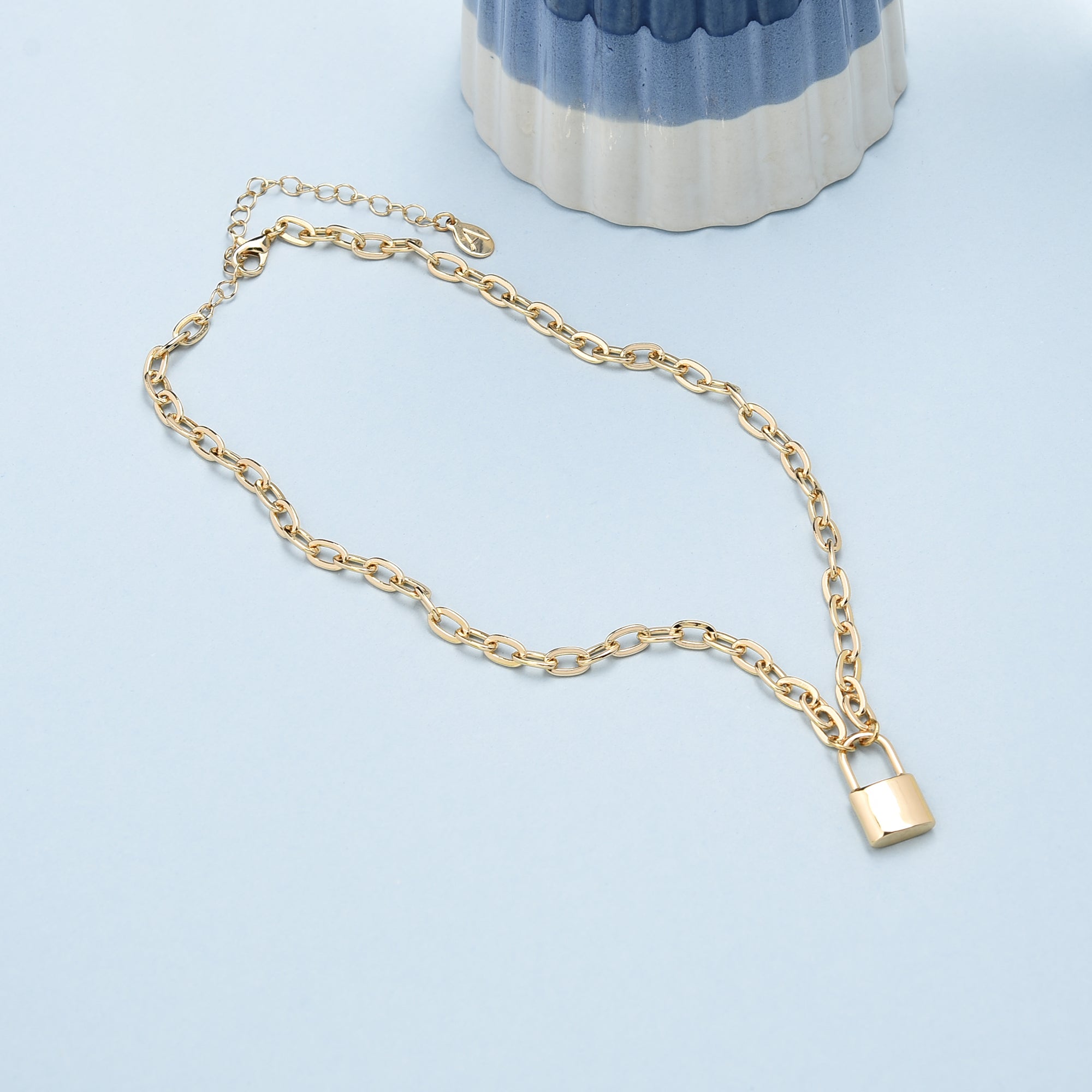 Accessorize London Padlock Chunky Chain