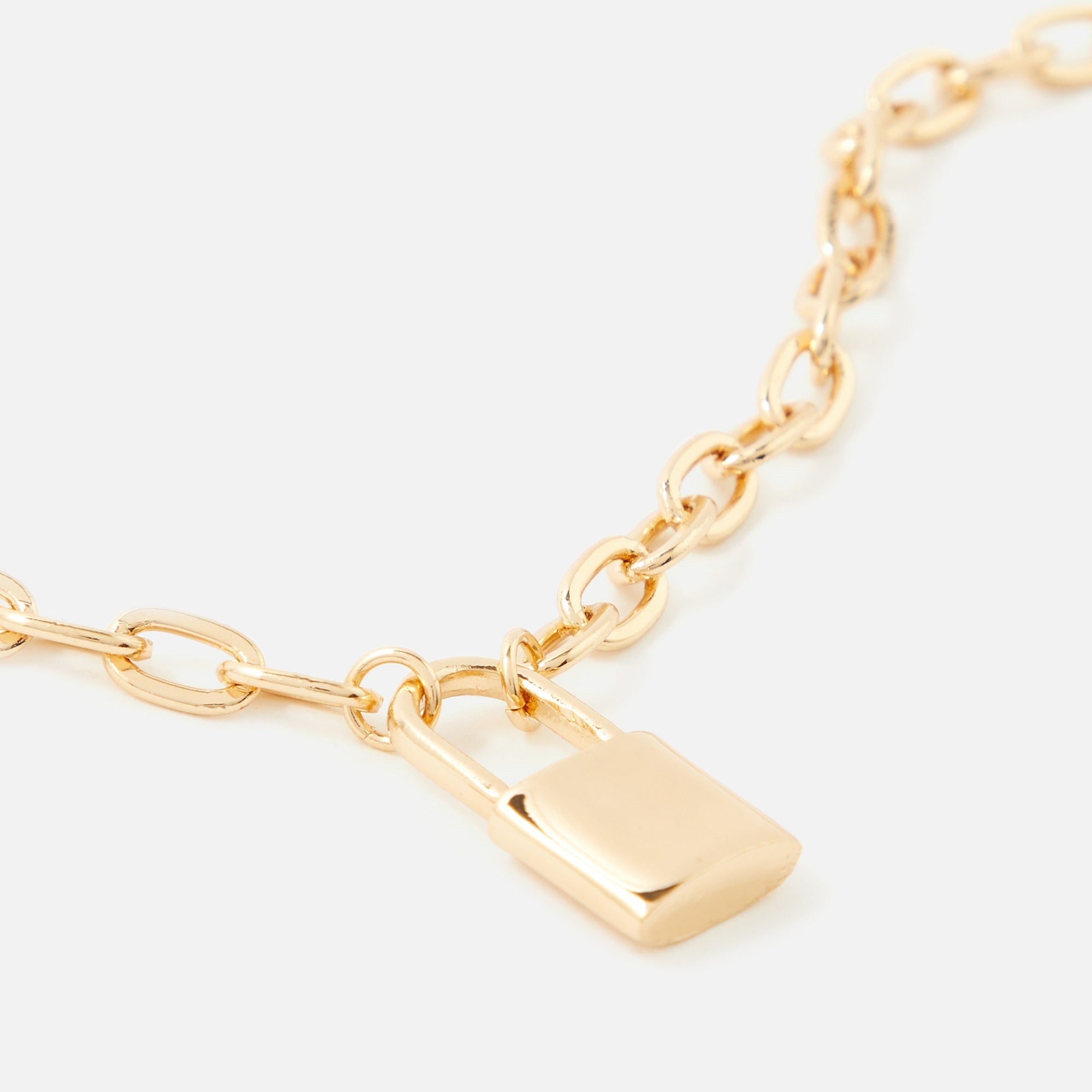 Accessorize London Padlock Chunky Chain