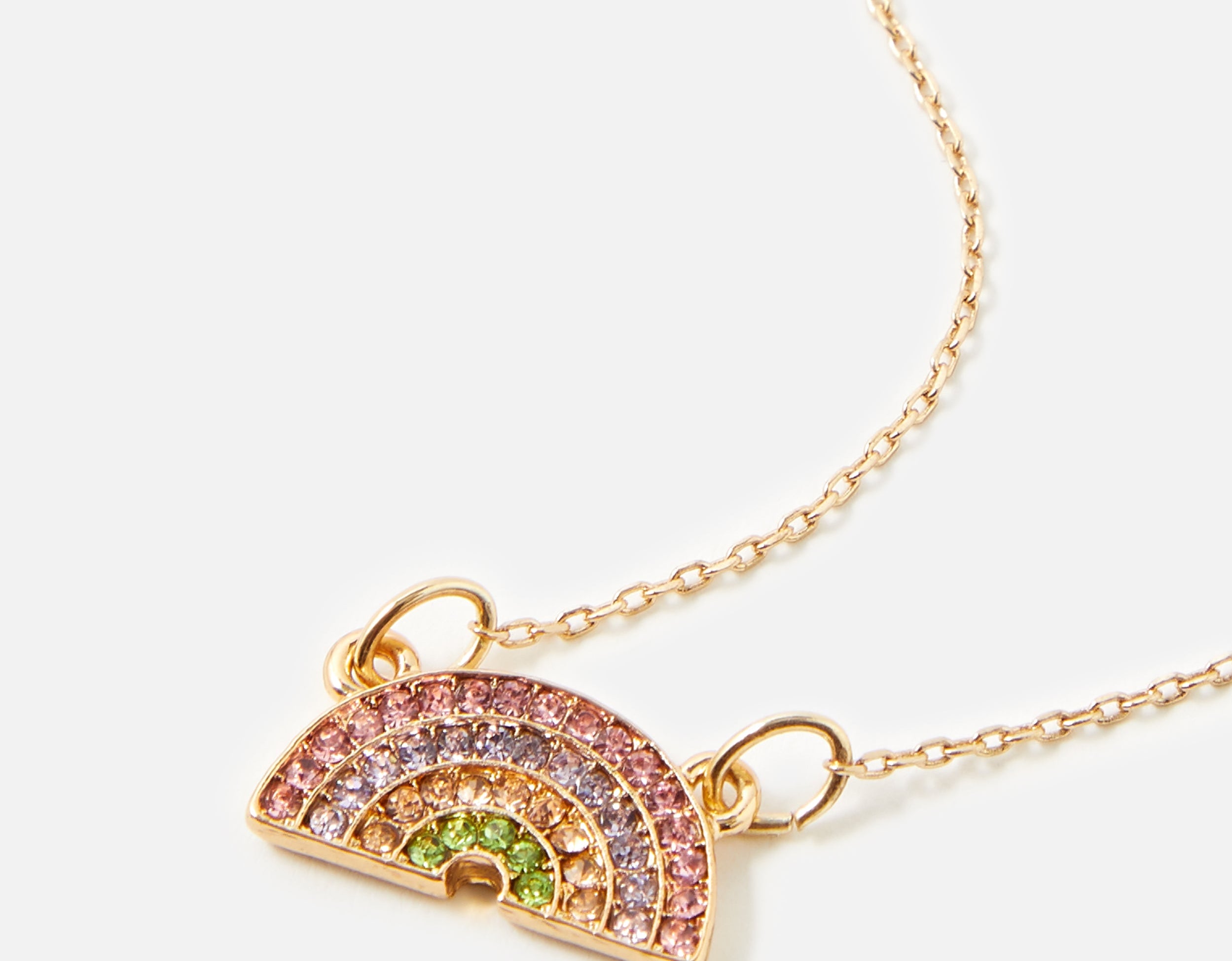 Accessorize London Women'S Colour Pop Ditsy Pendant - Rainbow