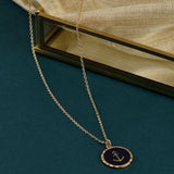 Accessorize London Women's St Ives Enamel Anchor Pendant Necklace