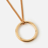 Accessorize London Women's Chain And Open Circle Pendant Necklace