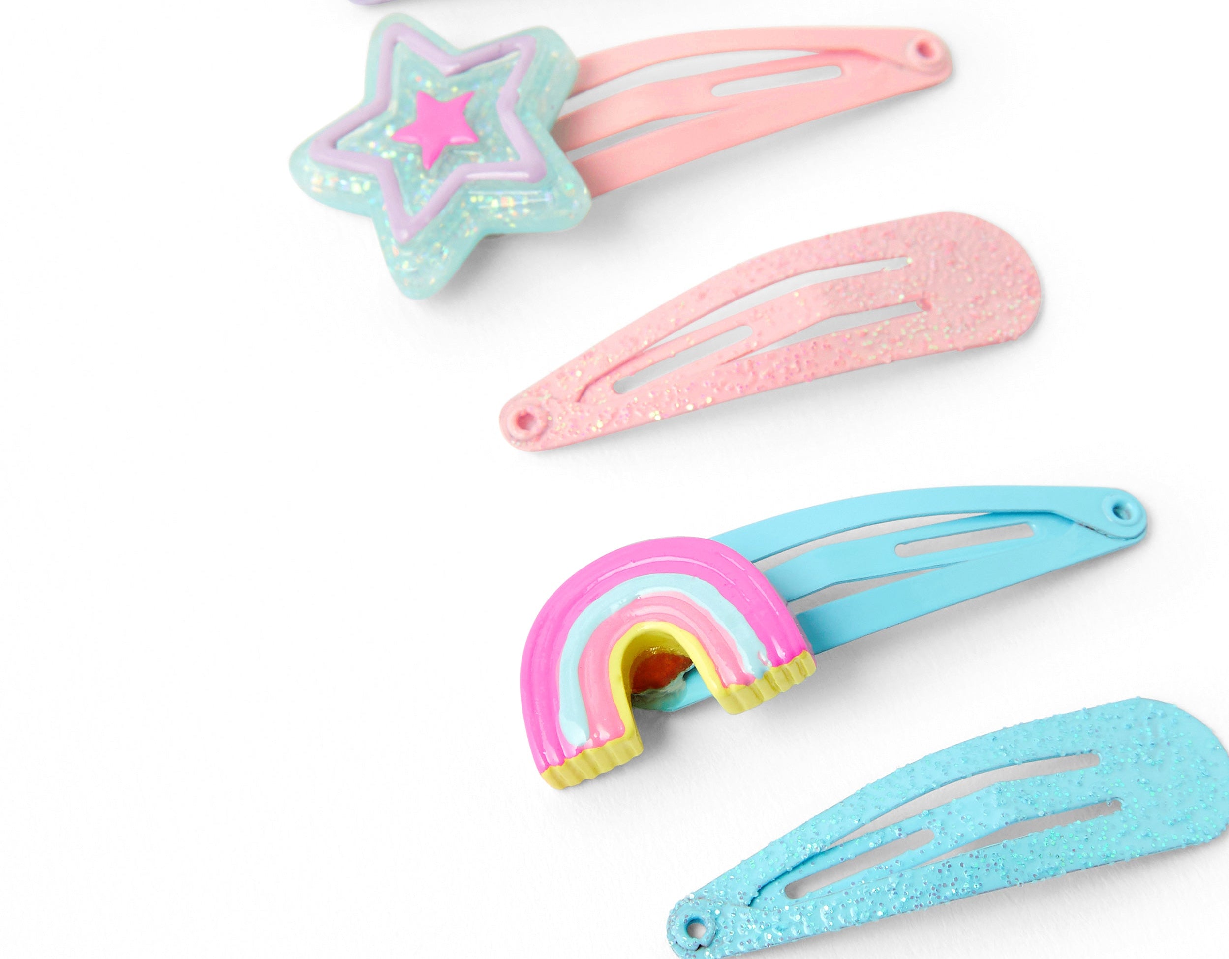 Accessorize London Pack Of 6 Unicorn Clic Clacs Hair Clips