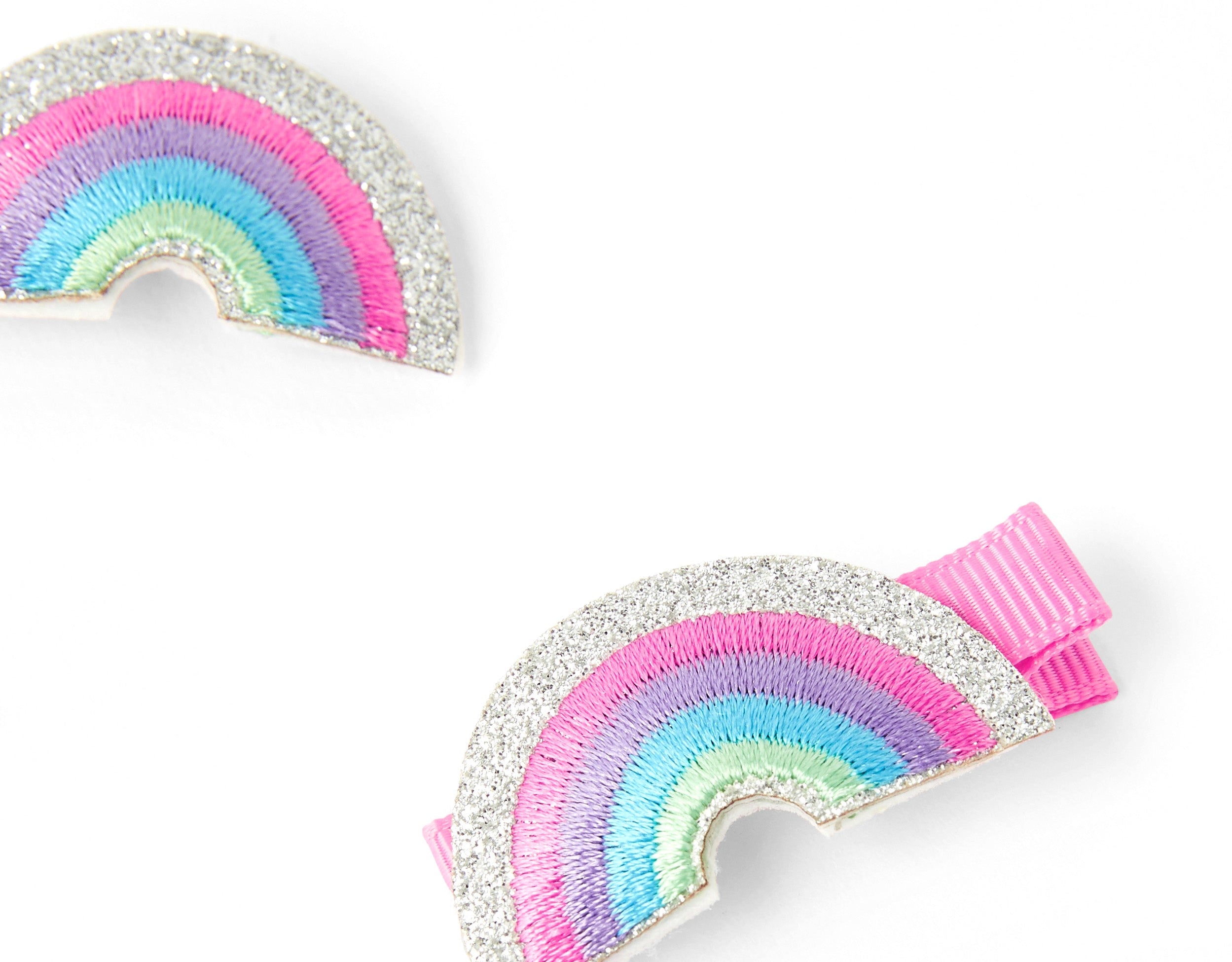 Accessorize London Pack Of 2 Rainbow Salon Clips