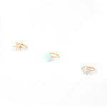 Accessorize London Pack Of 3 Mermaid Ring Pack