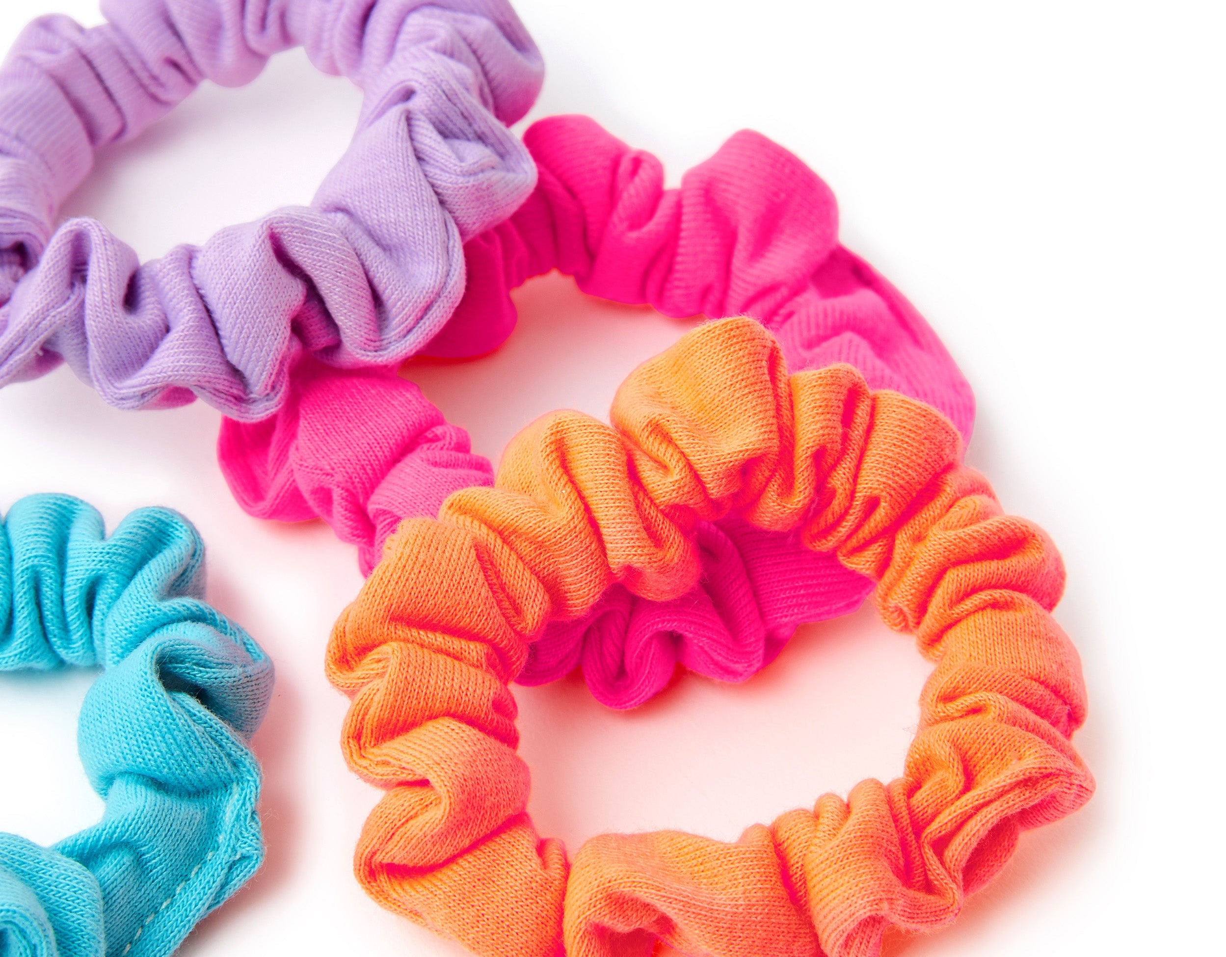 Accessorize London Pack Of 4 Jersey Scrunchies