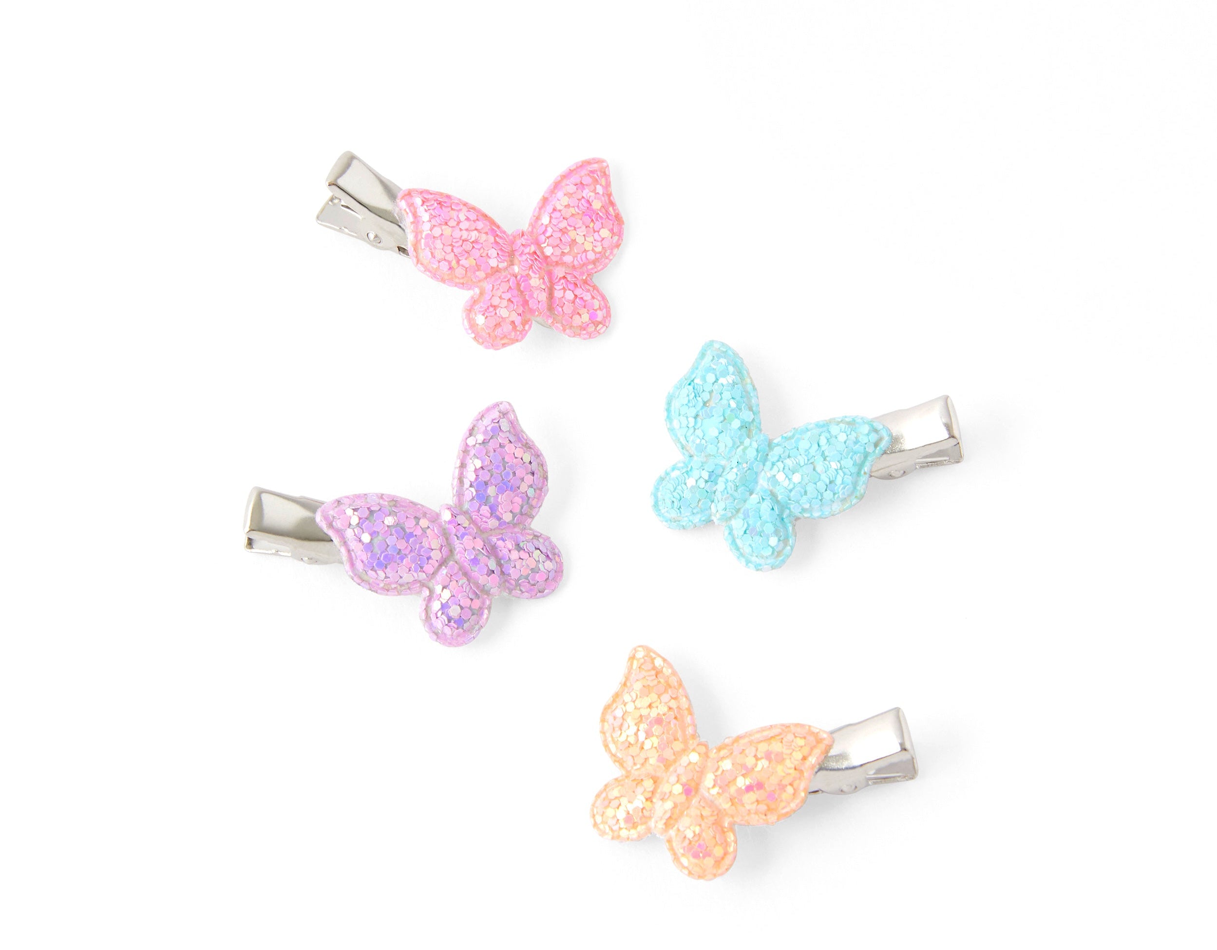 Accessorize London Pack Of 4 Butterfly Clic Clacs