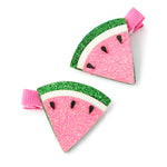Accessorize London Set Of 2 Watermelon Salon Clips