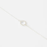 Accessorize London Women's Pave Cut Out Circle Bracelet
